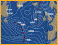 Atlantic Pressure Charts